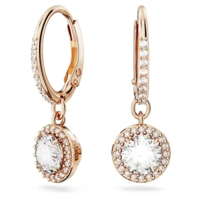 Image of Swarovski Constella Rose gold Earrings 5638769