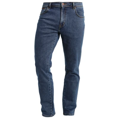 Image of Wrangler Texas Stretch Straight leg jeans, Men&#039;s, Size: 48x34, Stonewash