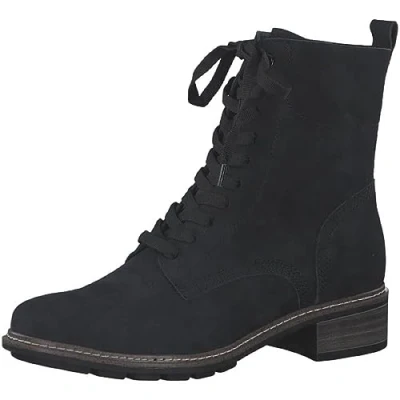 Image of Tamaris Platform ankle boots, Women&#039;s, Size: 4/4.5, Navy Nubuck