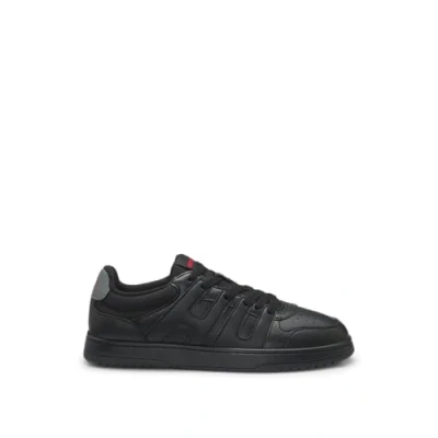 Image of HUGO Hadrian TENN Trainers, Men&#039;s, Size: 7, Black Textile/synthetics