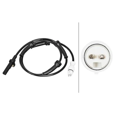Image of Sensor, wheel speed HELLA 6PU 358 217 031