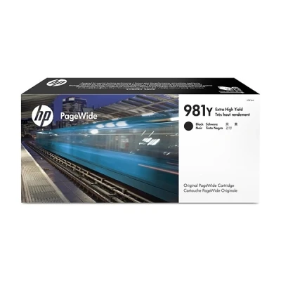 Image of HP PageWide Pro 556xh 981Y (L0R16A) extra high capacity black ink cartridge (original HP)