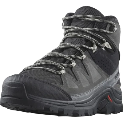 Image of Salomon Quest ROVE GTX Hiking shoes, Women&#039;s, Size: 8.5, Black/magnet/quiet shade Leather and textile