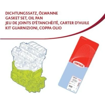 Image of Gasket Set, crank case CORTECO 428558P