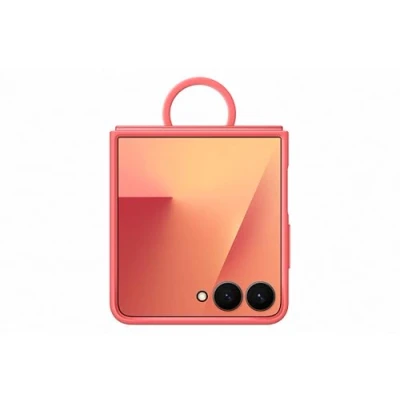 Image of Samsung Silicone Back Cover with Ring Red Galaxy Z Flip 7