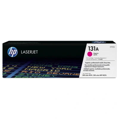 Image of HP CF213A 131A Original LaserJet Toner Cartridge, Magenta, Single Pack