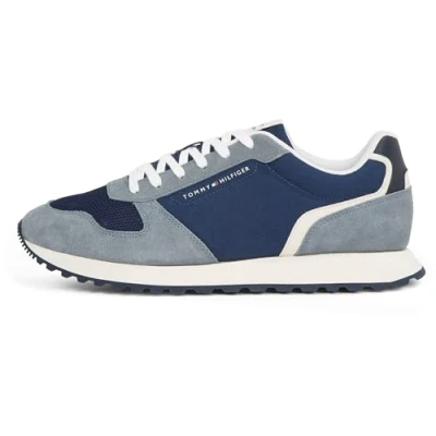 Image of Tommy Hilfiger NEW Runner Trainers, Men&#039;s, Size: 9, Sport navy Leather/synthetics
