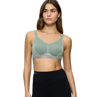 Image of triaction by Triumph Cardio FLOW Extreme support High sports bra, Women&#039;s, Size: 34DD, Abstinthe