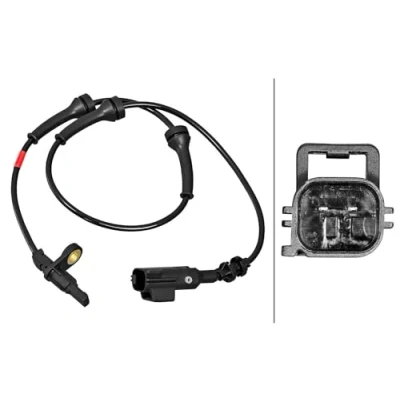 Image of Sensor, wheel speed HELLA 6PU 358 217 081