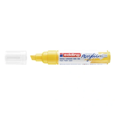 Image of Edding 5000 traffic yellow acrylic marker (5mm 10mm chisel)