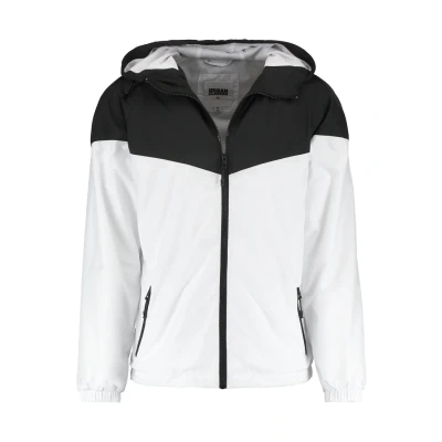 Image of Urban Classics TONE TECH Windbreaker, Men&#039;s, Size: Large, Black/white