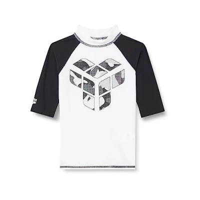 Image of Arena Boy&#039;s Unisex Jr Rash Vest S/S Graphic Guard Shirt