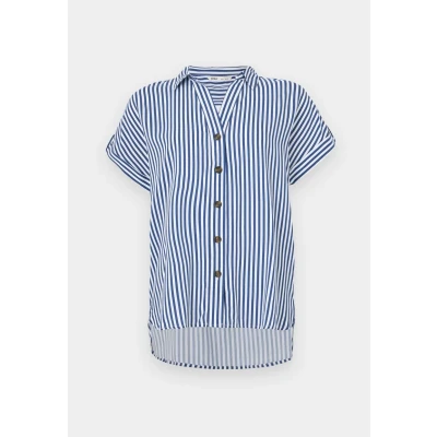 Image of ONLY Onlyasmin Shirt Buttondown blouse, Women&#039;s, Size: XS, Peacoat/white