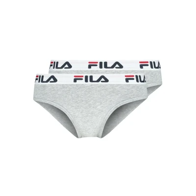 Image of Fila Urban Brief 2 PACK Briefs, Women&#039;s, Size: Small, Grey