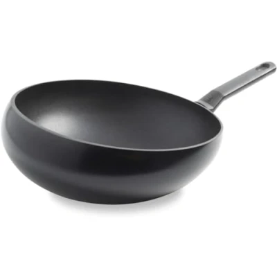 Image of BK Wok pan / Wokarang Easy Induction Aluminum ø 30 cm 4.3 liters . Ceramic non stick coating Suitable for all Cooktops PFAS vrij