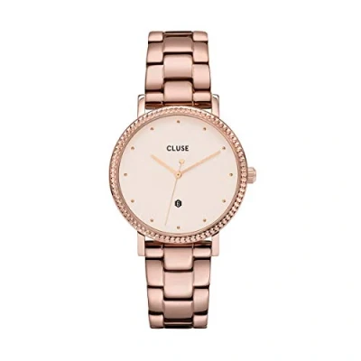 Image of Cluse CW0101209009 Women&#039;s Analogue Quartz Watch with Stainless Steel Strap, Rose Gold, Bracelet
