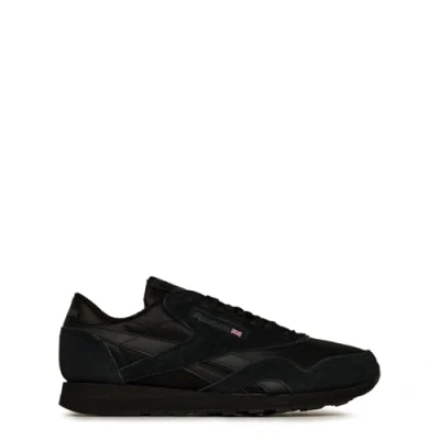 Image of Reebok Classic CL Trainers, Size: 11, Core black/pure grey Leather and textile