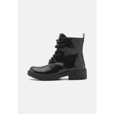 Image of Geox J Casey Girl G Ankle Boot, Black, 4.5 UK, UK
