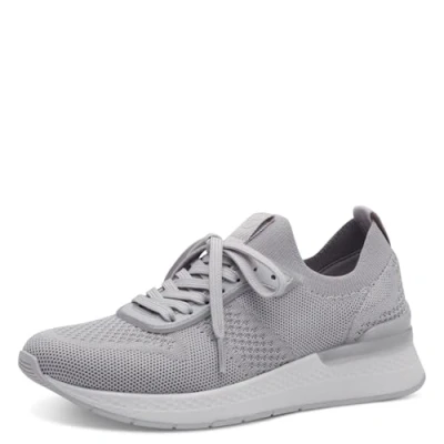 Image of Tamaris Trainers, Women&#039;s, Size: 5.5, Light grey Textile