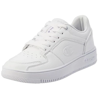 Image of Champion Rebound 2.0 LOW Basketball shoes, Women&#039;s, Size: 5, Triple white High quality imitation leather