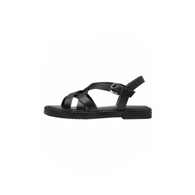 Image of Tamaris Damen Sandalette Synthetik Vegan; BLACK, EU 40