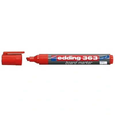 Image of Edding 363 red whiteboard marker