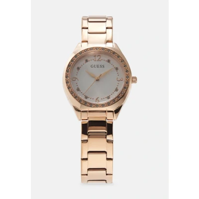 Image of Guess Charlotte Watch Rose goldcoloured, Women&#039;s, Size: One Size, gold coloured
