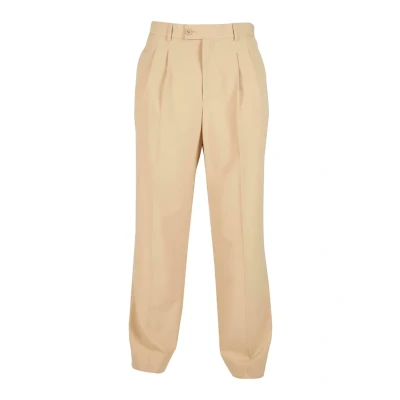 Image of Urban Classics Double Pleated Pants Trousers, Men&#039;s, Size: 40, Unionbeige