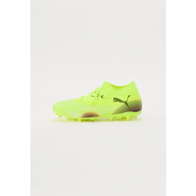 Image of Puma Unisex&#039;s Future 8 Match Mg Soccer Shoe, Yellow Alert Black Sun Struck, 12 UK