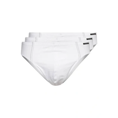 Image of Schiesser Essentials Supermini 3 pack Briefs white, Men&#039;s, Size: 32, white
