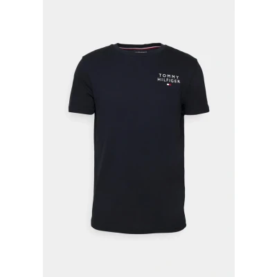 Image of Tommy Hilfiger Originalcn SS LOGO Pyjama top, Men&#039;s, Size: Small, Desert sky