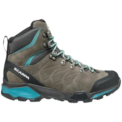 Image of Scarpa Hiking shoes, Women&#039;s, Size: 5, Titanium/icefall Leather and textile
