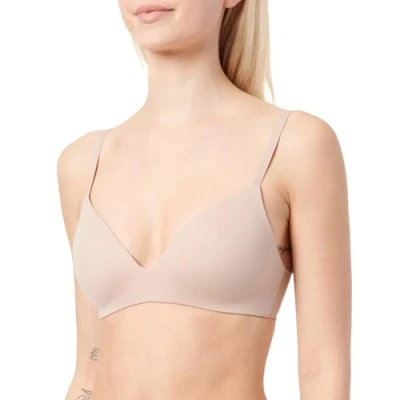 Image of Calvin Klein Underwear WIRE FREE BRA Tshirt bra, Women&#039;s, Size: 34B, Cedar