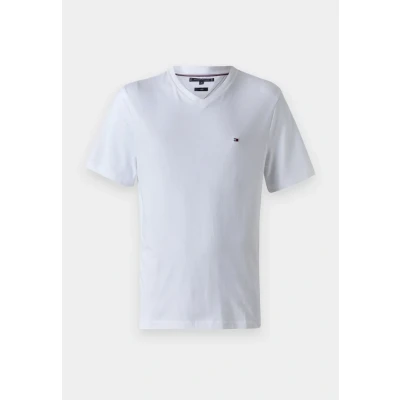 Image of Tommy Hilfiger Essential V NECK TEE Basic Tshirt, Men&#039;s, Size: XS, White