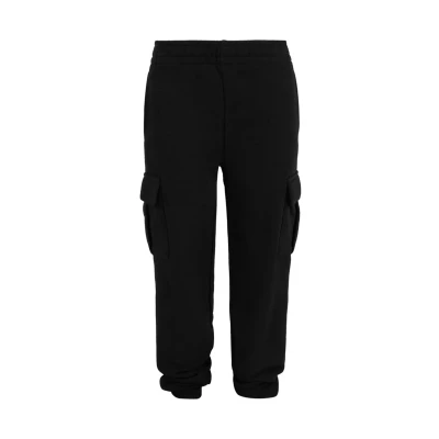 Image of Urban Classics Light WIDE Cargo trousers for kids, Size: 5 6y, Black