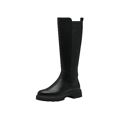 Image of Tamaris Damen Langschaft Stiefel Vegan; BLACK/schwarz; 36 EU