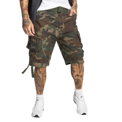 Image of Brandit Men&#039;s Savage Vintage Shorts Cargo, Woodland, M