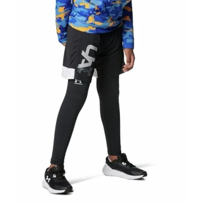 Image of Under Armour Leggings for kids, Size: 14y, Schwarz