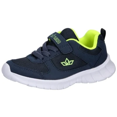 Image of LICO Road running shoes for kids, Size: 10/10.5K, Marine lemon Nylon