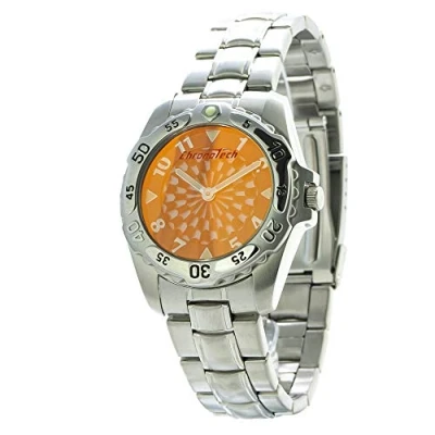 Image of Chronotech Mens Analogue Quartz Watch with Stainless Steel Strap CT2031M 04,