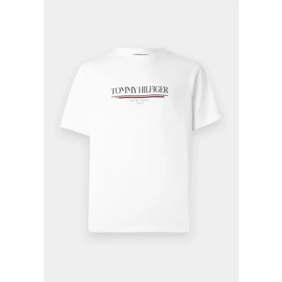 Image of Tommy Hilfiger Brand LOVE TEE Print Tshirt, Men&#039;s, Size: XS, White