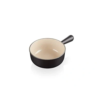 Image of Le Creuset Fondue pan Tradition Matte Black ø 20 cm / 1.9 liter Suitable for all Cooktops