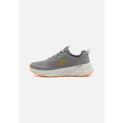 Image of Skechers Edgeride Trainers, Men&#039;s, Size: 9.5, Gray/orange Textile/synthetics