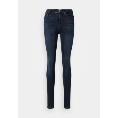 Image of ONLY Onlpaola Jeans Skinny Fit, Women&#039;s, Size: 10x34, Dark blue denim