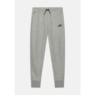 Image of Nike Sportswear TECH Tracksuit bottoms for kids, Size: 6 7y, Dark grey heather/black