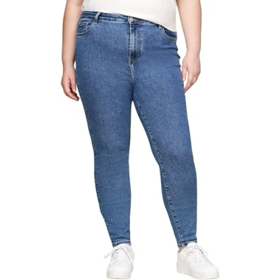 Image of Tommy Hilfiger Curve Harlem Jeans Skinny Fit, Women&#039;s, Size: 18, Zef