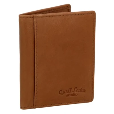 Image of Gusti Leather Card Holder Hal rfid Protection Case Wallet Brown, Hazelnut, One Size, wallet, Modern
