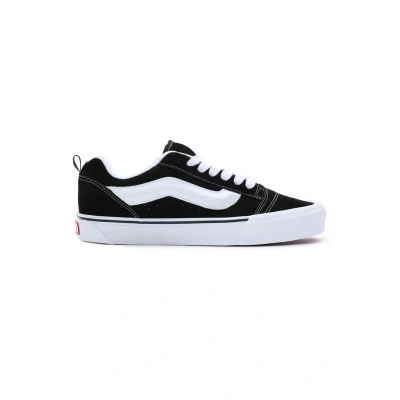 Image of Vans KNU Skool Unisex Skate shoes, Size: 2.5, Black true white Leather