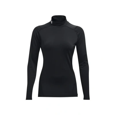 Image of Under Armour Langarm HG Compression MOCK Undershirt, Men&#039;s, Size: XL, Schwarz