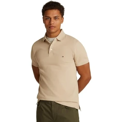Image of Tommy Hilfiger Men&#039;s Polohemd, Khaki (Sandalwood), M